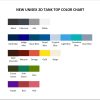 tank top color chart - Fairy Tail Shop