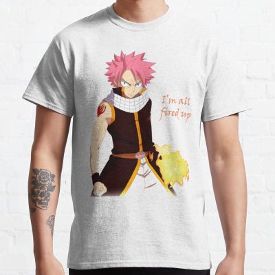 Natsu Fired Up Essential T Shirt - Fairy Tail Shop