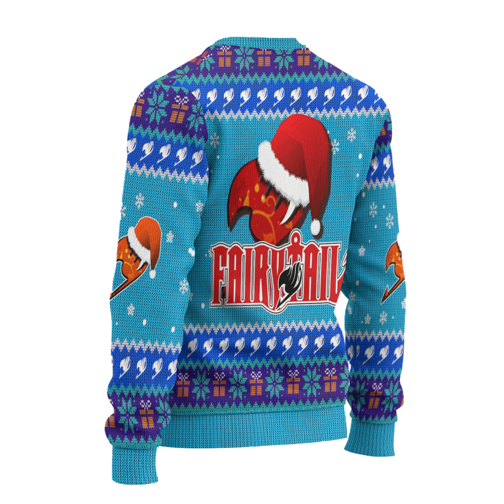 happy anime ugly christmas sweater custom fairy tail xmas gift wyt0g - Fairy Tail Shop