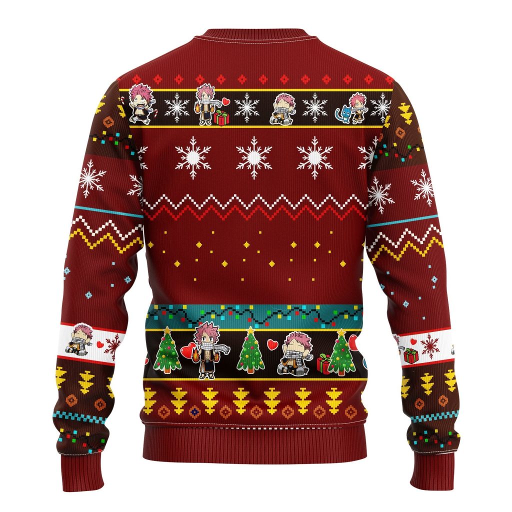 natsu fairy tail anime ugly christmas sweater amazing gift idea thanksgiving gift cfb95 - Fairy Tail Shop