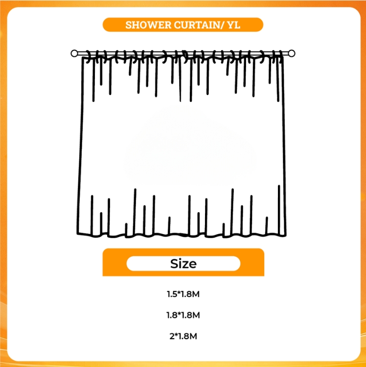 3D shower curtain - Fairy Tail Shop
